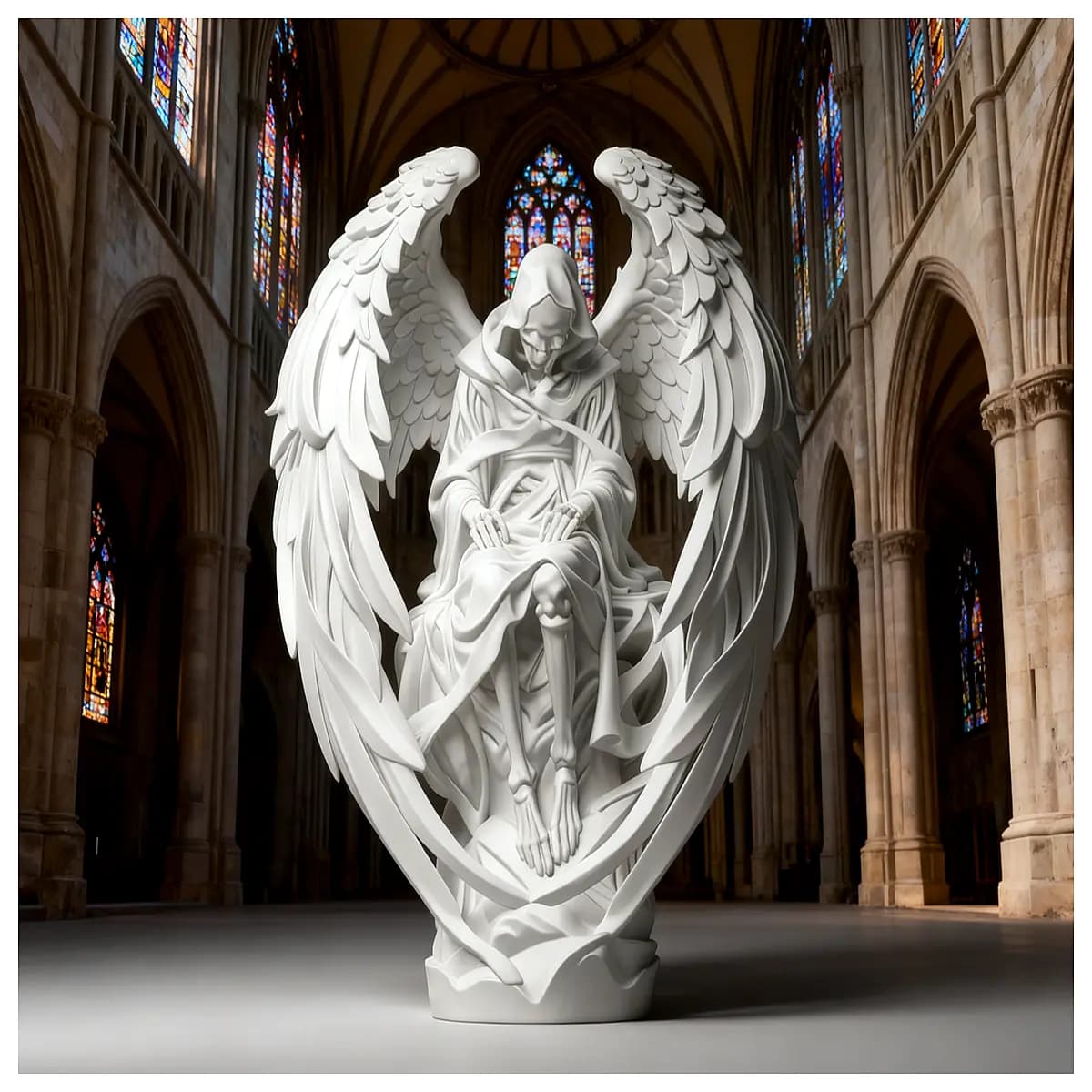 dark angel wings prop gothic fantasy costume accessories death wing cosplay skeletal angel armor horror movie props dramatic stage lighting effects