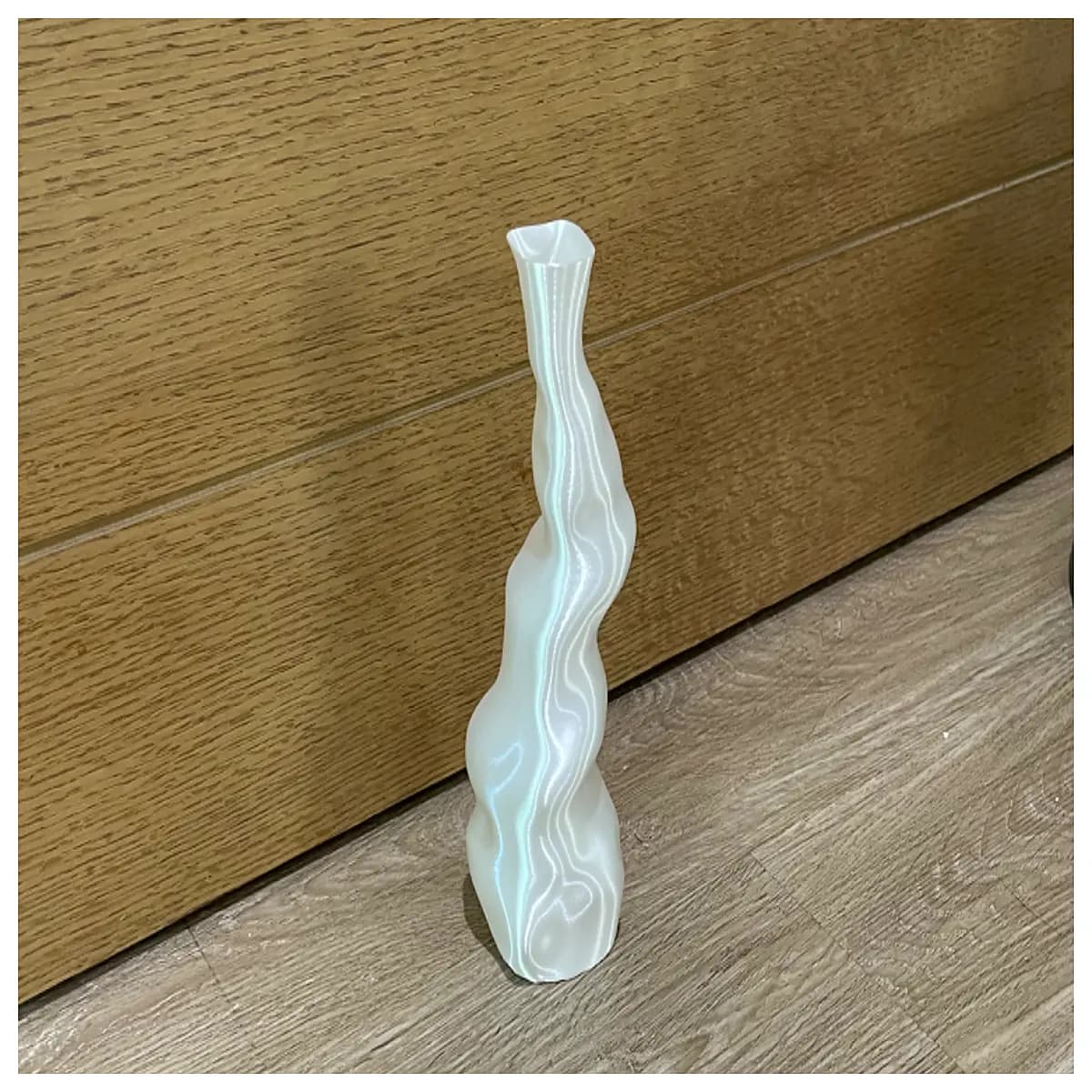 abstract tall vase modern minimalist home decor sculpture ceramic floor vase contemporary art piece for living room