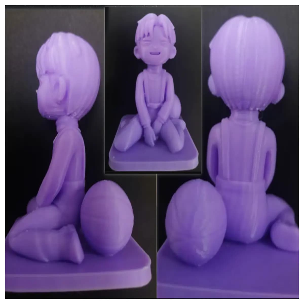 kunkun sitting on floor figure collectible doll anime cosplay prop fans