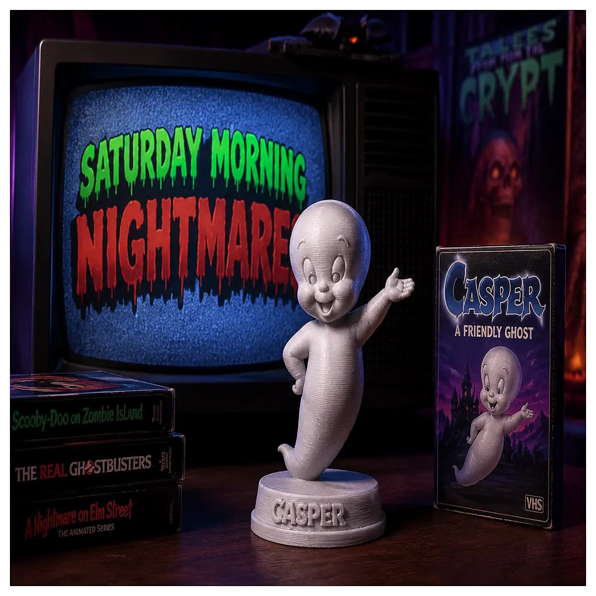 casper saturday morning nightmare collection horror movie merch spooky fun scary films