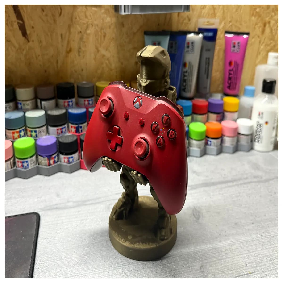 master chief controller wall mount holder for one s x series x wireless gamepad organizer storage rack