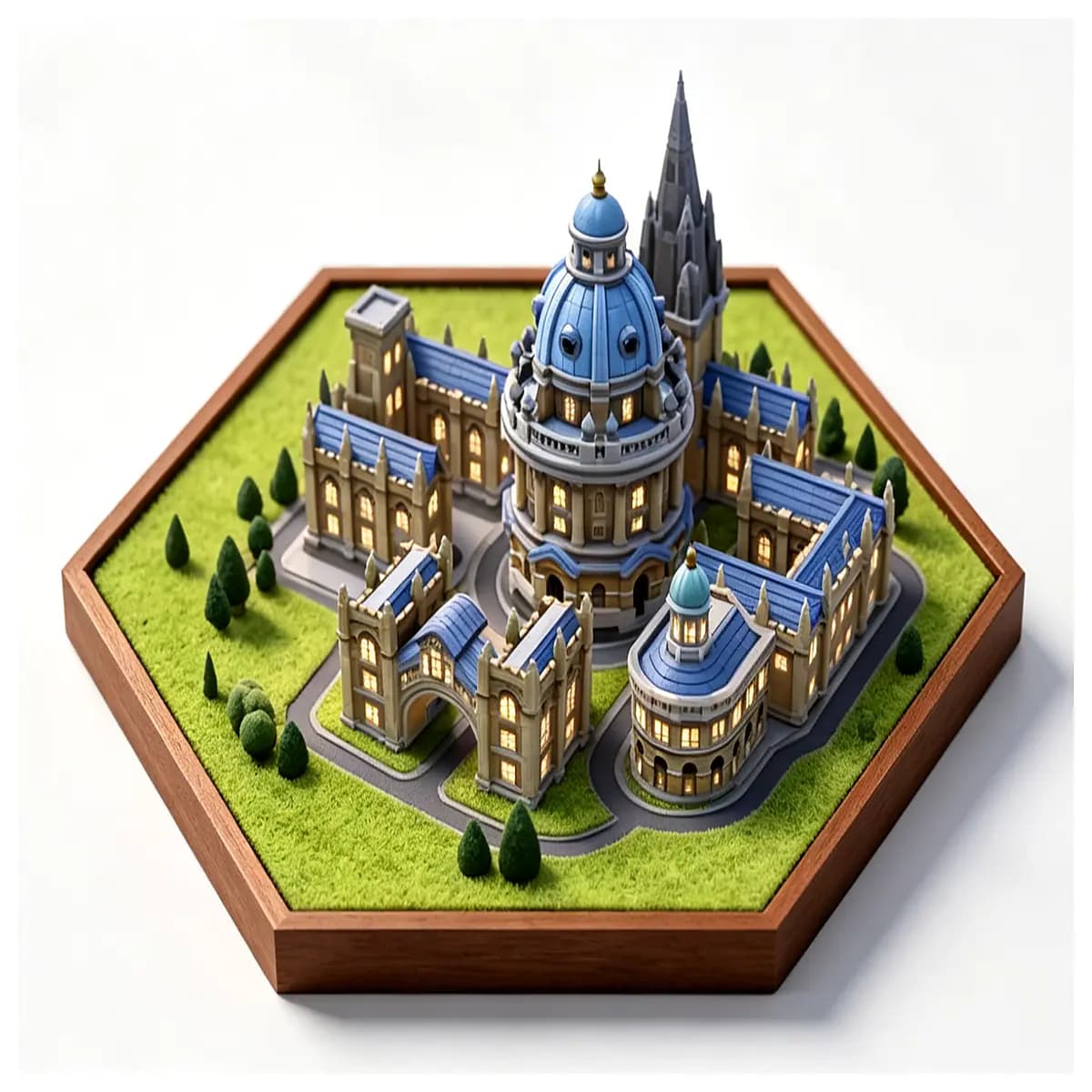 civilization 6 oxford university mini statue collectible desk ornament gaming decor gift
