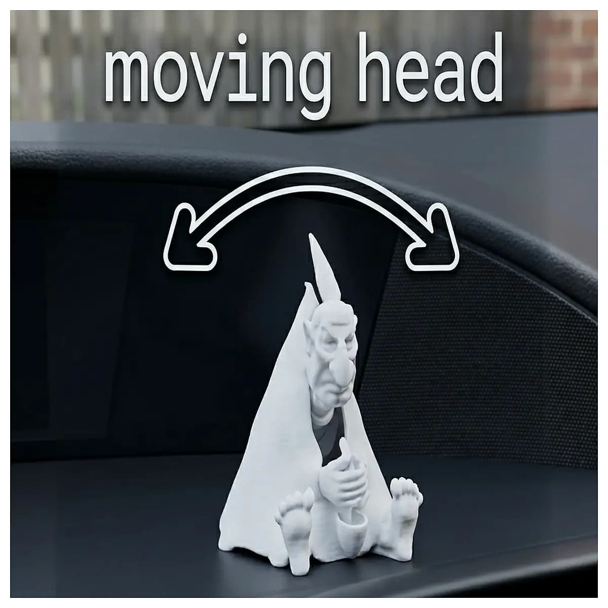 car dashboard bobblehead chief funny hanging ornament vehicle interior decor novelty gift