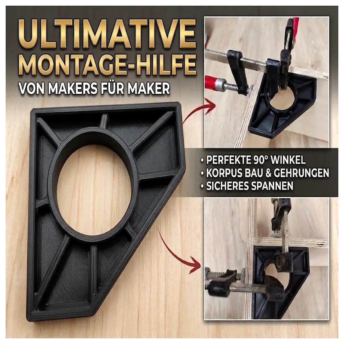 90 degree corner clamp woodworking assembly jig clamping tool duty wood joiner alignment fixture for carpentry projects