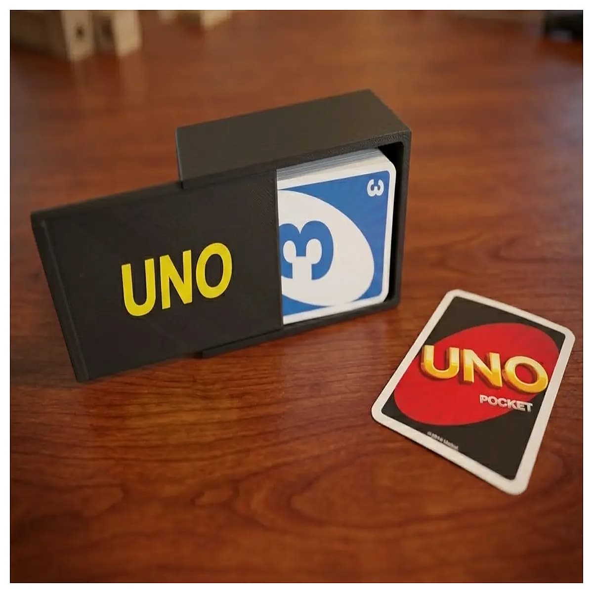 uno card storage box organizer protective case deck holder travel friendly durable plastic container for card games party accessories