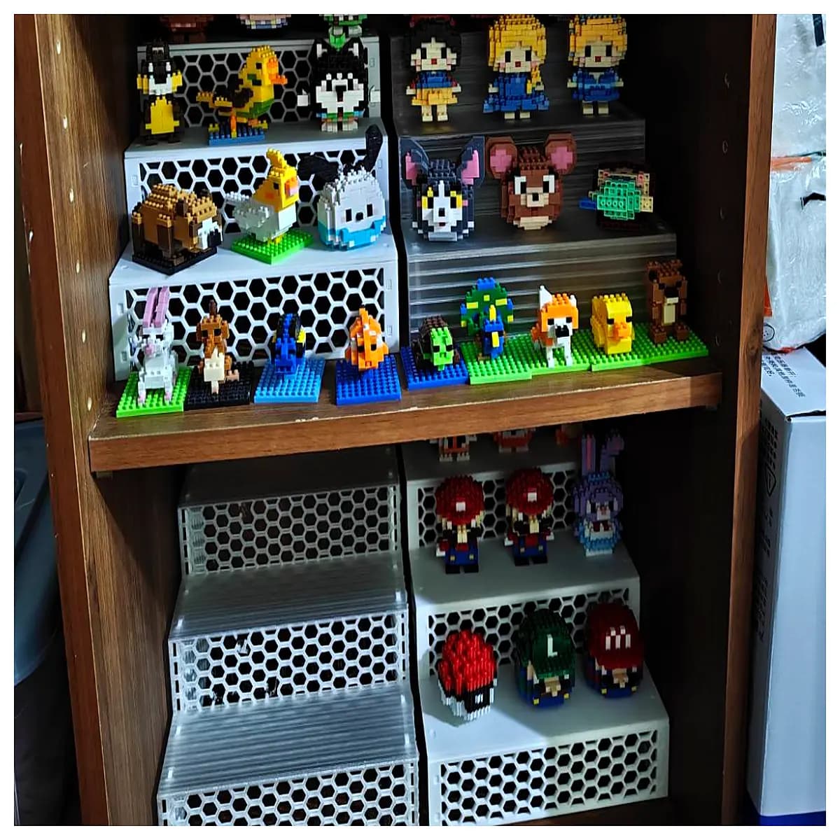 acrylic for blind box figures plush toys collectible storage shelf organizer