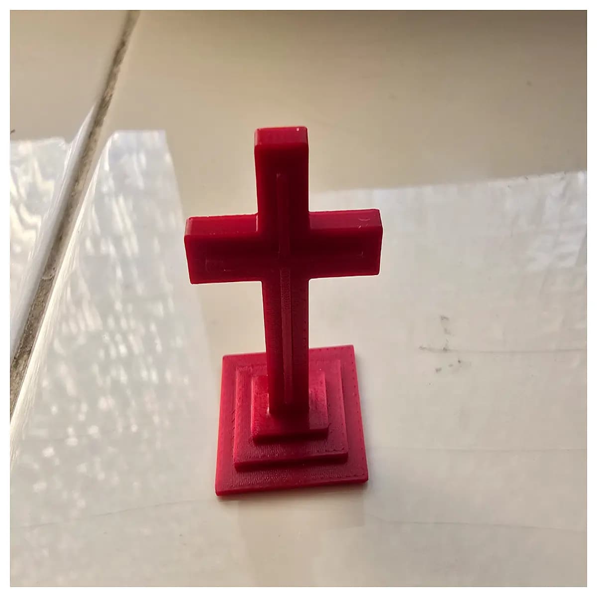 wooden cross with desktop religious decor christian gift holy symbol table ornament