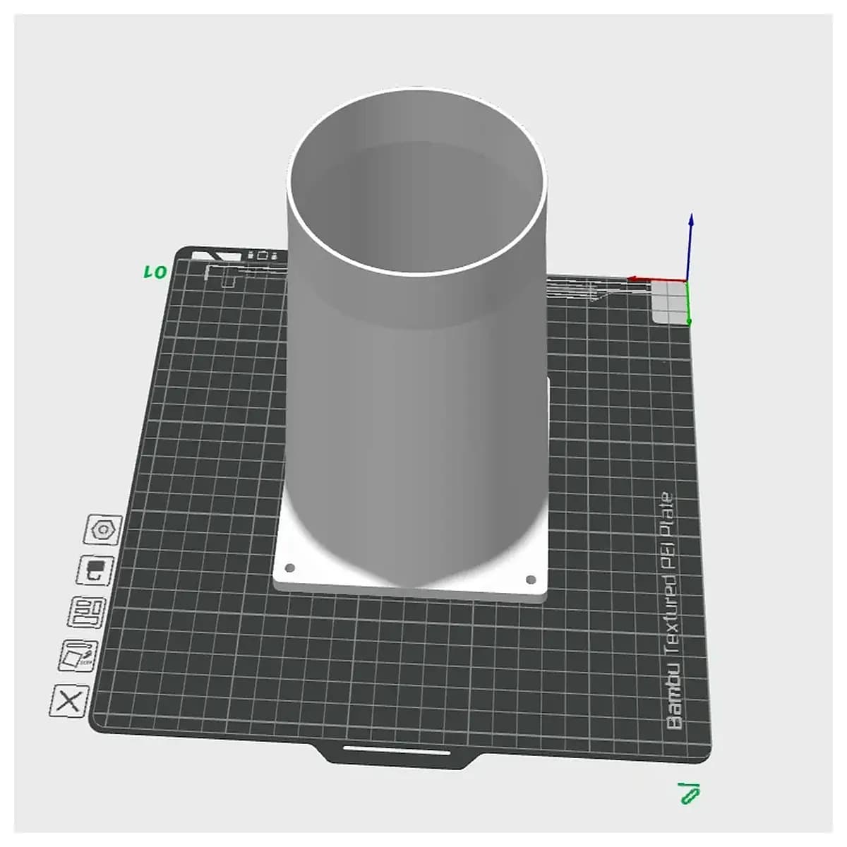 120mm square to 110mm duct adapter reducer connector housing conversion sleeve