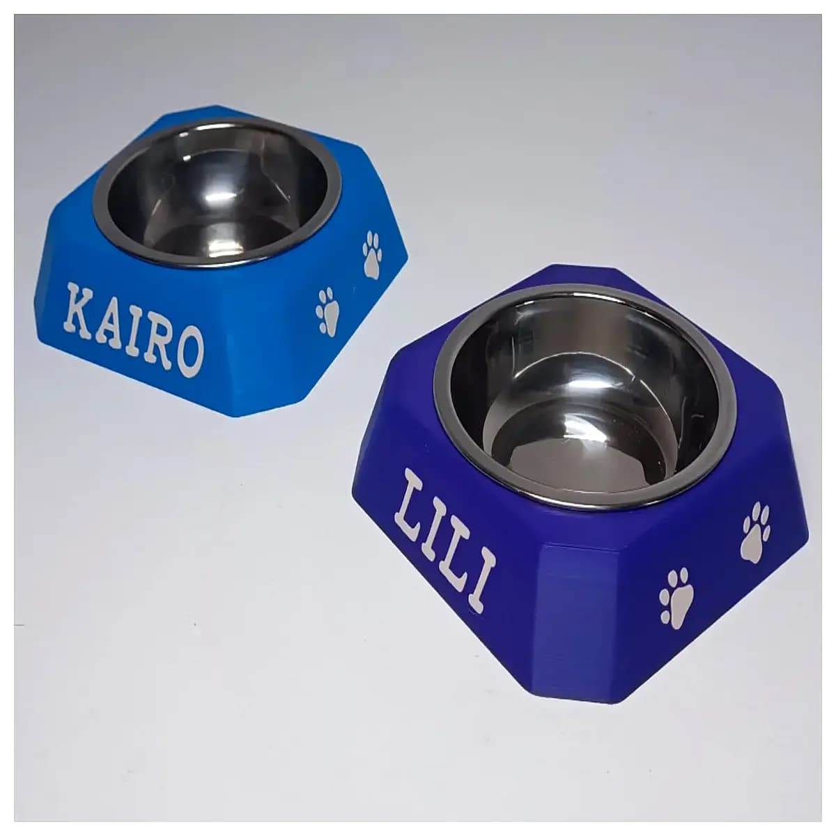 custom engraved dog food bowl personalized pet feeding dish stainless steel water dispenser for small medium large dogs cats