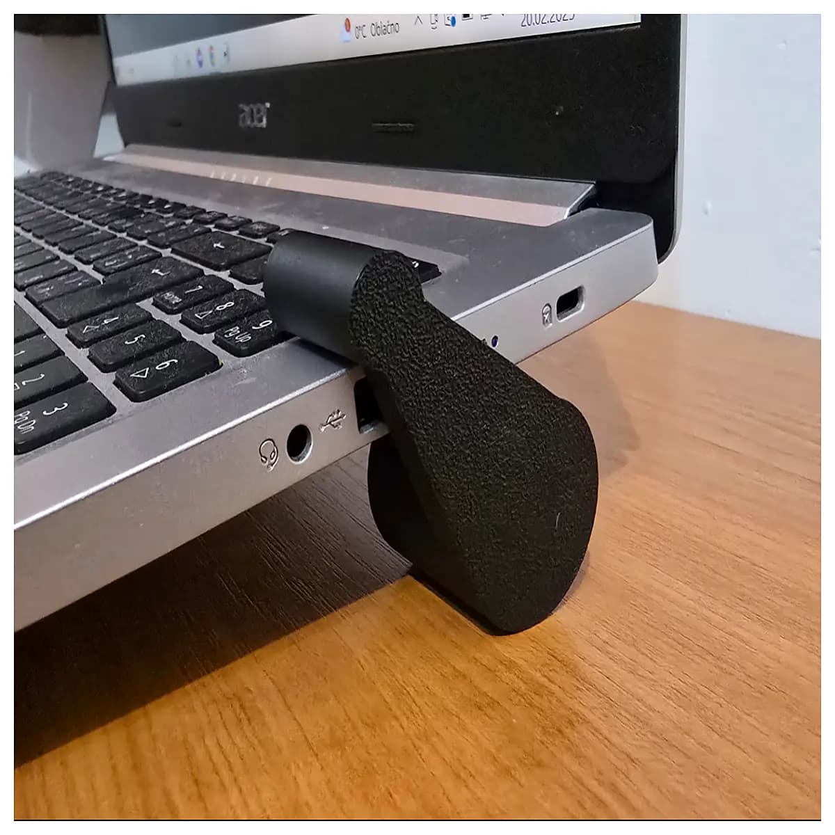 ergonomic laptop riser adjustable aluminum portable desk organizer for work from home cooling pad vertical holder