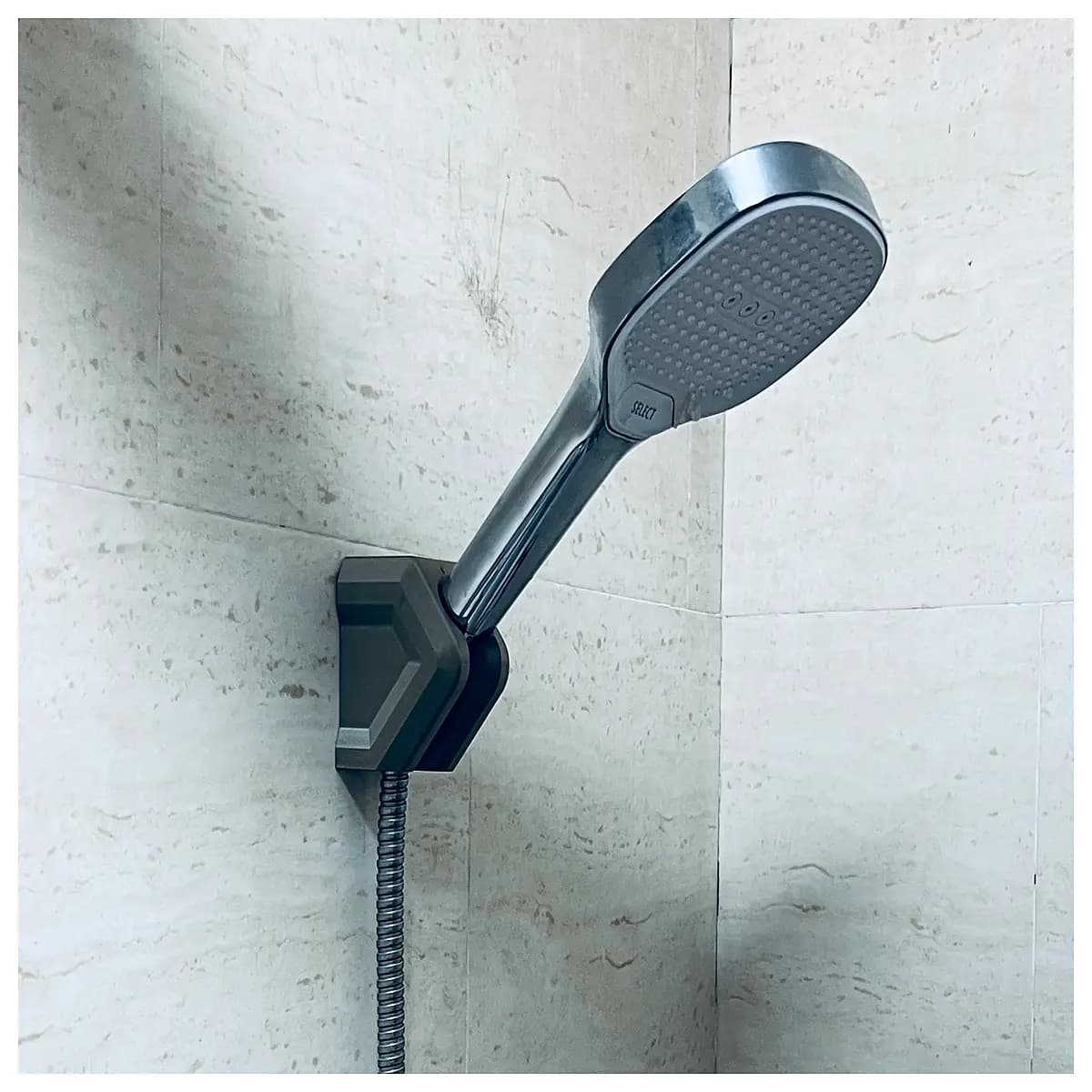 duty shower head holder wall mount stainless steel rain shower bracket adjustable high pressure bathroom accessories