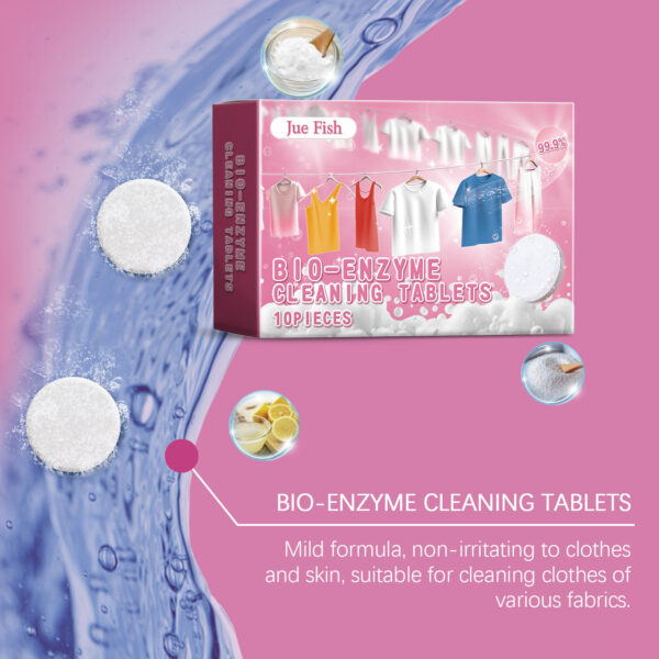 Laundry Tablets, Liquidless Laundry Detergent Sheets Strong Decontamination Laundry Detergent Sheets, Clothes Cleaning Detergent Laundry Bubble Tablets, Plastic Free and Fresh Scent, Ideal for Travel & Hand Washing