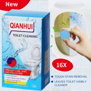 Automatic Toilet Bowl Cleaner Tablets - Low Odor for Freshness, Ideal for Plastic SurfacesEasy Use for Home Hygiene RV Toilet Cleaning, Powerful Toilet Bowl Cleaners for Tough Stains, Long-Lasting Deodorizing