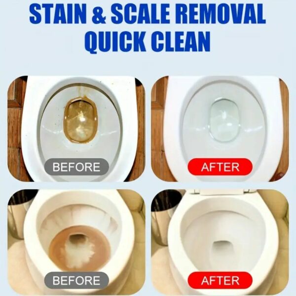 Automatic Toilet Bowl Cleaner Tablets - Low Odor for Freshness, Ideal for Plastic SurfacesEasy Use for Home Hygiene RV Toilet Cleaning, Powerful Toilet Bowl Cleaners for Tough Stains, Long-Lasting Deodorizing