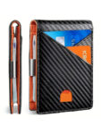 New Ultra-thin RFlD Anti-theft Men's Leather Wallet with 11 Card Slots and CoinLayer for Business Portable Storage Organizer,Father's Day Gift Fathersdaygift wallet
