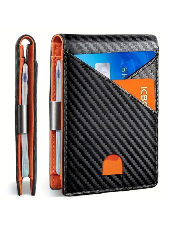 New Ultra-thin RFlD Anti-theft Men's Leather Wallet with 11 Card Slots and CoinLayer for Business Portable Storage Organizer,Father's Day Gift Fathersdaygift wallet