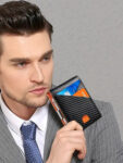 New Ultra-thin RFlD Anti-theft Men's Leather Wallet with 11 Card Slots and CoinLayer for Business Portable Storage Organizer,Father's Day Gift Fathersdaygift wallet