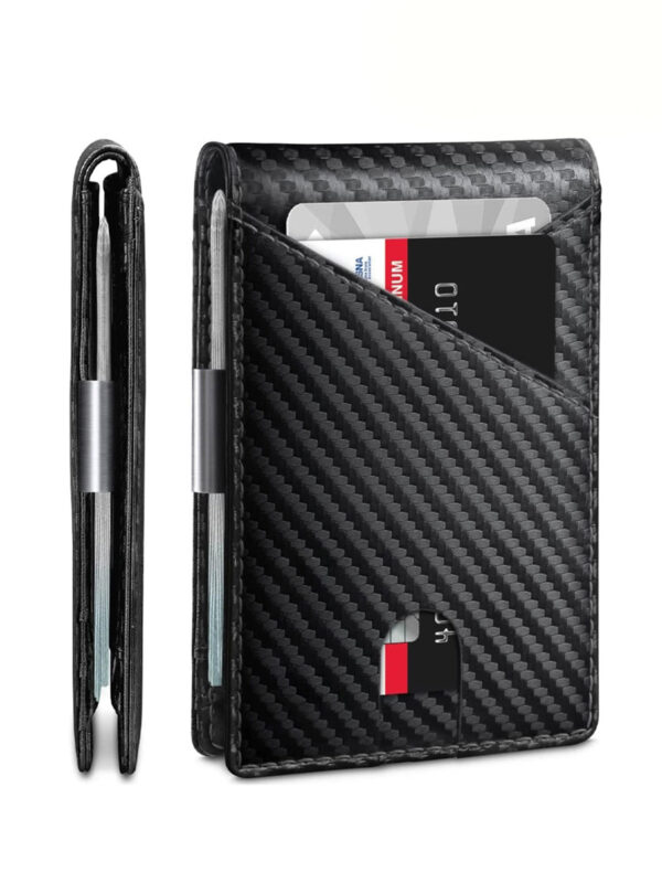 New Ultra-thin RFlD Anti-theft Men's Leather Wallet with 11 Card Slots and CoinLayer for Business Portable Storage Organizer,Father's Day Gift Fathersdaygift wallet