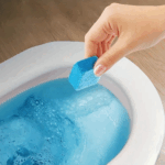 Automatic Toilet Bowl Cleaner Tablets - Low Odor for Freshness, Ideal for Plastic SurfacesEasy Use for Home Hygiene RV Toilet Cleaning, Powerful Toilet Bowl Cleaners for Tough Stains, Long-Lasting Deodorizing