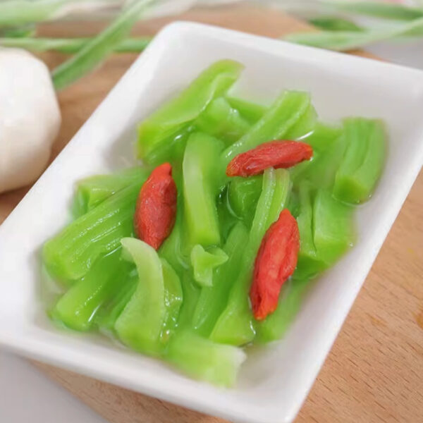 งูเขียว ผักกรอบก๊งฉ่าย 250g ต่อถุง (ผักแห้ง) พรีเมี่ยม 100% อร่อย กินมัน อร่อย หนุบหนับ gongcai