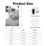 Tender White Cat Hugging Girl Canvas Print - Vertical Wall Art with Wrapped Frame, Advanced Giclee Printing Technology, Vibrant Colors & Fine Details, Heartwarming Cat & Painting for Nursery, Living Room, Bedroom, Office Decor - All-Season Home Gift