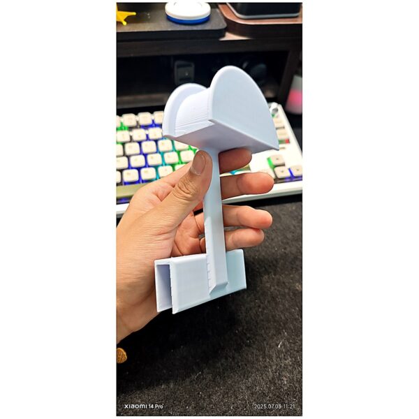 Headphone Stand Holder Adjustable Height Phone Stand Desktop Headphone Holder Mobile Phone Bracket Accessory Support