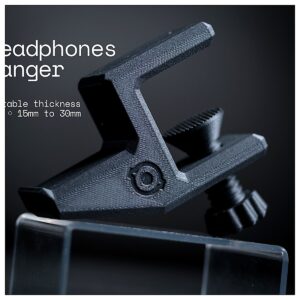 Headphone Holder Stand Organizer Desktop Phone Earbud Rack Mount Accessory Shelf Support Ideal for Desk Car