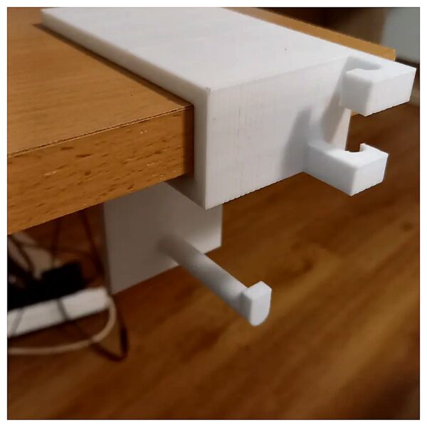 Foldable Headphone Organizer Stand Desk Storage Rack Phone Holder Protection Case Mobile Stand Accessory Lazy Person Gadget