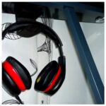 Desktop Headphone Stand Organizer Protect Headphones Lazy Headphone Holder Desk Shelf Phone Stand Lazy Person Gadget Headphone Case Accessory