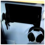 Tablet Stand with Headphone Hook Phone Holder Lazy Holder Desktop Stand Protective Stand TV Tablet Stand