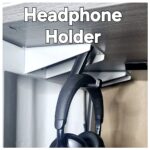 Desktop Headphone Stand Organizer Holder Protect Headphones Desk Storage Phone Stand Computer Accessories Earbud Case Audio Accessory