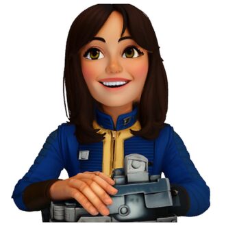 Radiation Lucy Half Body Figure Earbud Holder Phone Stand Mobile Holder Desktop Stand Anime Accessory Radiation Fan