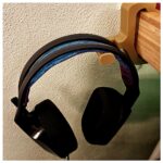 Headphone Organizer Stand 90 Angled Holder Desk Storage Mobile Earphone Cable Management Accessory Protection Simple Design