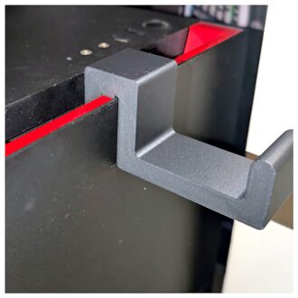 NZXT S340 Headphone Mount Desktop Holder Microphone Arm Stand Computer Headphone Support Compatible S340 Gaming Headset Accessory