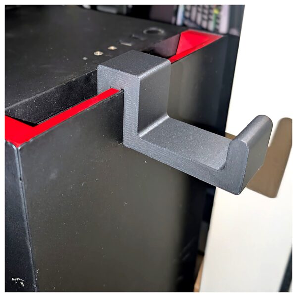 NZXT S340 Headphone Mount Desktop Holder Microphone Arm Stand Computer Headphone Support Compatible S340 Gaming Headset Accessory