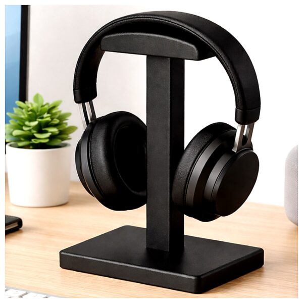 Headphone Desk Stand Organizer Holder Simple Design Earbud Storage Desktop Accessory Protect Headphones Phone Stand Desk Fixture