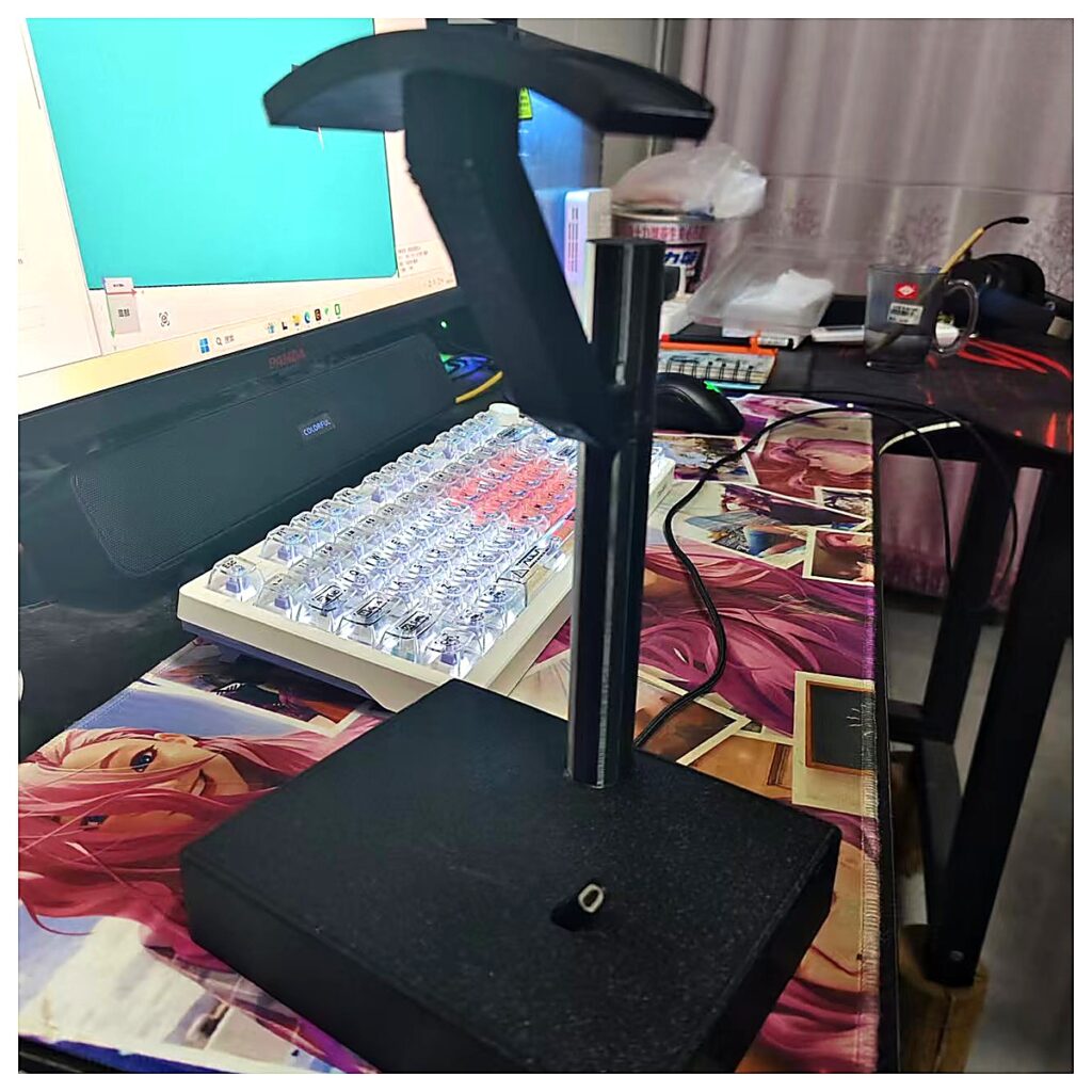 Headphone Holder Stand Phone Stand Clip Mount Accessory Support Earbuds Charging Dock Holder