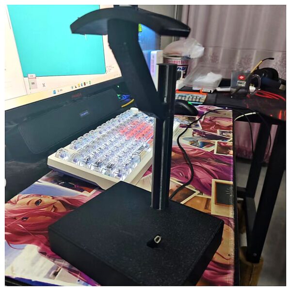 Headphone Holder Stand Phone Stand Clip Mount Accessory Support Earbuds Charging Dock Holder