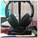 Headphone Holder Stand Phone Stand Clip Mount Accessory Support Earbuds Charging Dock Holder