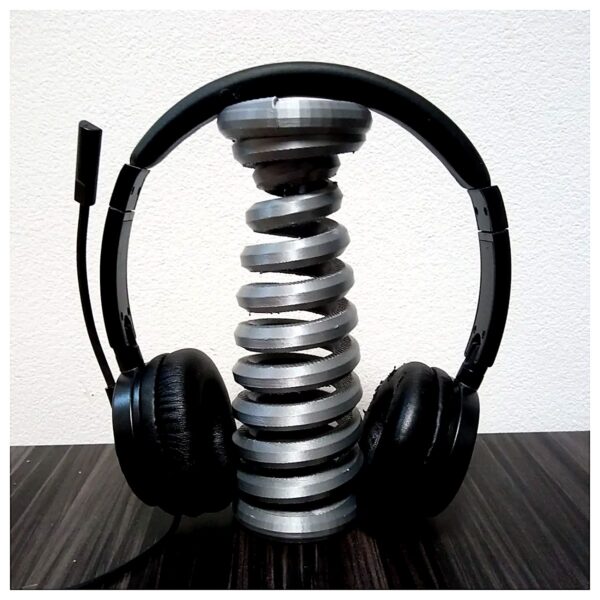 Spiral Earbud Organizer Case Protective Shell Phone Stand Mobile Phone Accessories Earbud Holder Compatible with All Phones Phone Parts