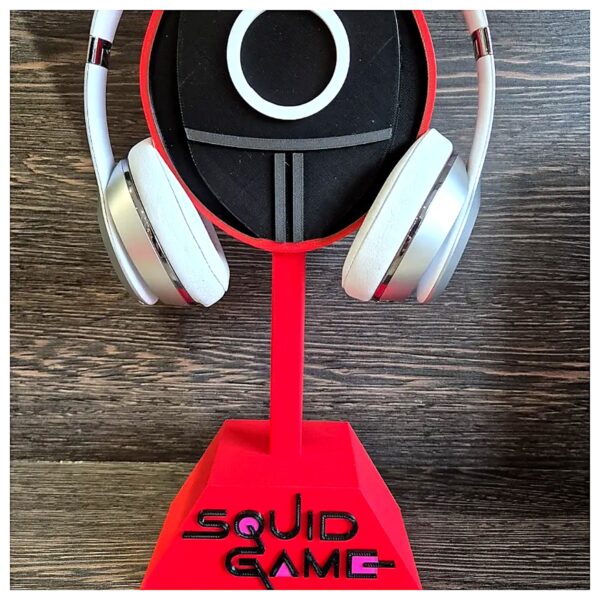 Squid Game Soldier Mask Headphone Holder Phone Stand Mobile Accessory Mount Bracket Support