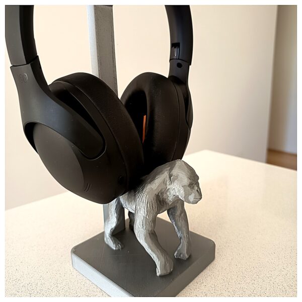 Gorilla Headphone Holder Stand Lazy Figure Desk Decor Phone Accessory Creative Gift Protect Headphones