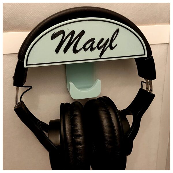 Wall Mounted Headphone Holder Desk Shelf Phone Stand Mobile Holder Adjustable Angle Desktop Organizer Accessory