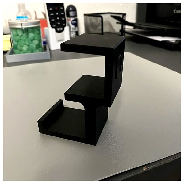 Desktop Headphone Stand Organizer Phone Holder Bracket Accessory Earbuds Shelf Desk Organizer Phone Stand Mobile Holder Lazy Person Essential Desktop