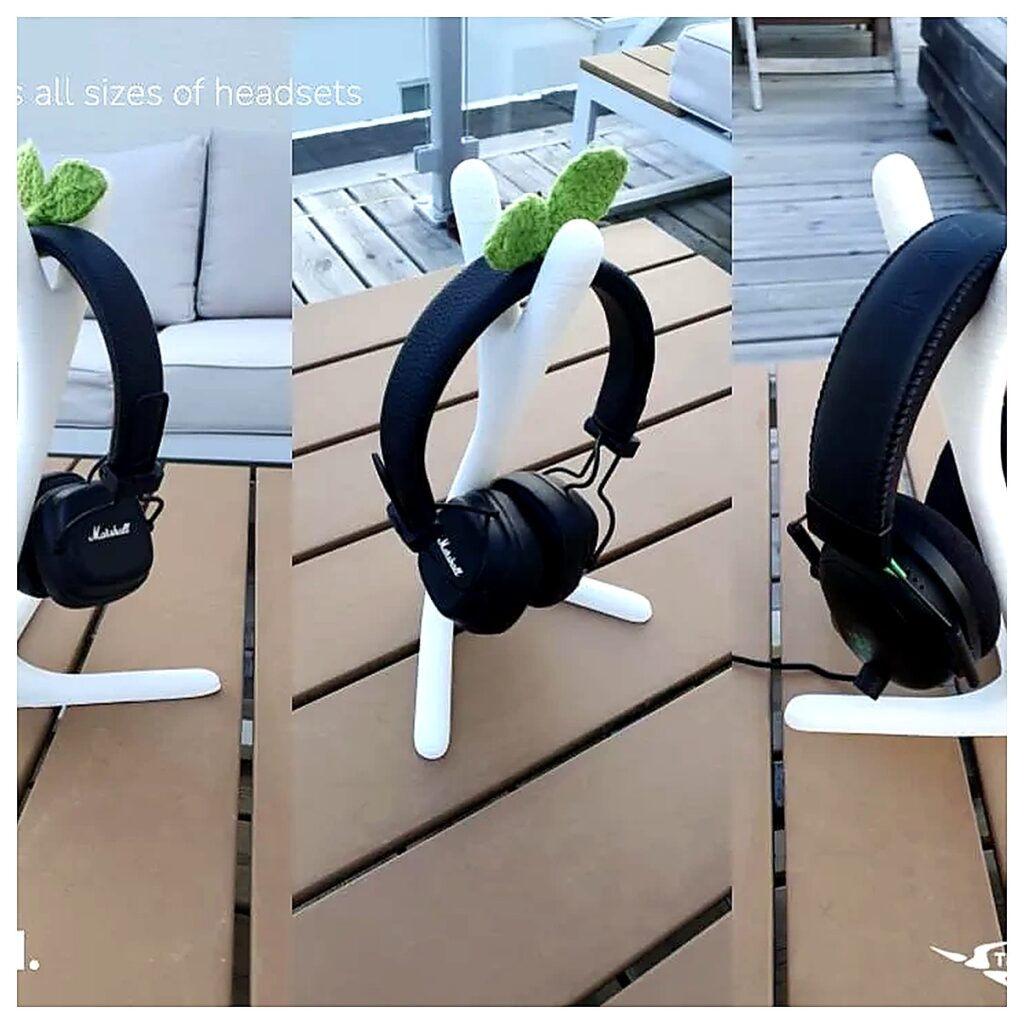 Headphone Stand Holder One Fits All Phone Stand Earphone Holder Mobile Phone Accessory Phone Storage Compatible All Phones