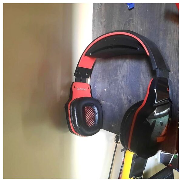 Wall Mounted Headphone Holder Desk Organizer Phone Stand Lazy Earbud Rack Computer Headphone Holder Lazy Person Accessory Shelf