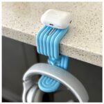 Headphone Holder Standard Wireless Charging Support 360 Rotation Portable Desk Organizer Accessory Smartphone Stand