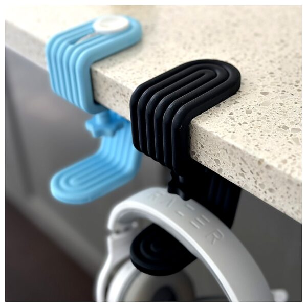 Headphone Holder Standard Wireless Charging Support 360 Rotation Portable Desk Organizer Accessory Smartphone Stand