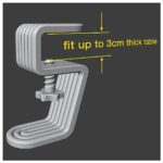 Headphone Holder Standard Wireless Charging Support 360 Rotation Portable Desk Organizer Accessory Smartphone Stand