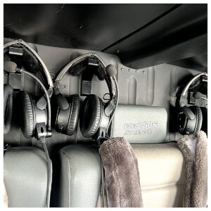 Aircraft Headphone Mount Drop Down Earphone Clip Flight Headphone Accessory Mobile Headphone Holder Aviation Headphone Stabilizer